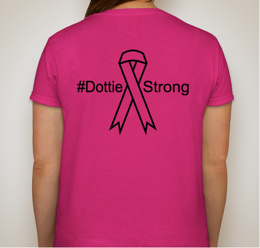 #DottieStrong #HugsforDottie Fundraiser - unisex shirt design - back