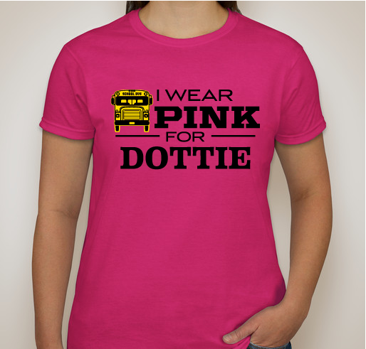#DottieStrong #HugsforDottie Fundraiser - unisex shirt design - front