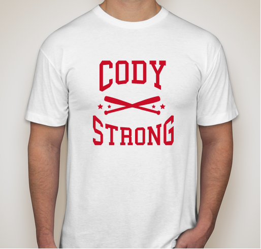 CODY STRONG Fundraiser - unisex shirt design - front