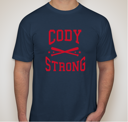 CODY STRONG Fundraiser - unisex shirt design - front