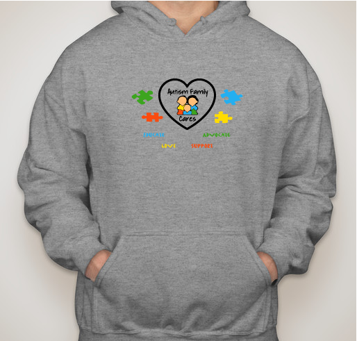 Autism Family Cares Fundraiser - unisex shirt design - front