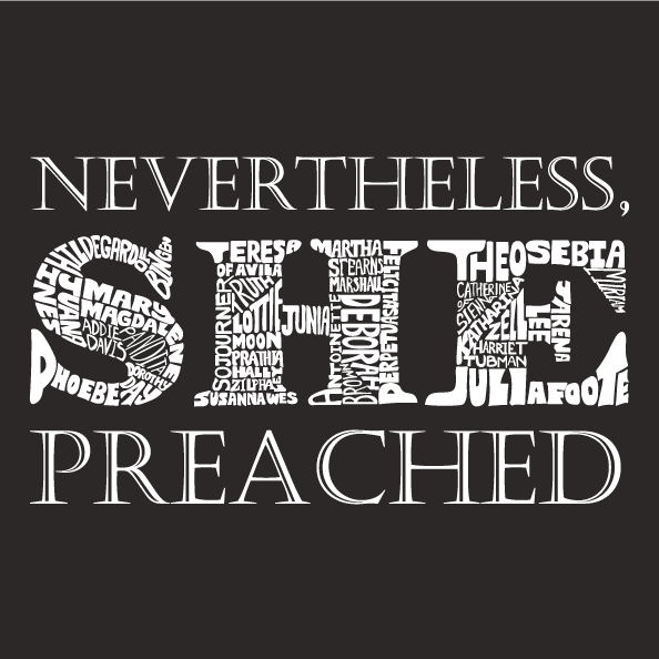Nevertheless She Preached shirt design - zoomed