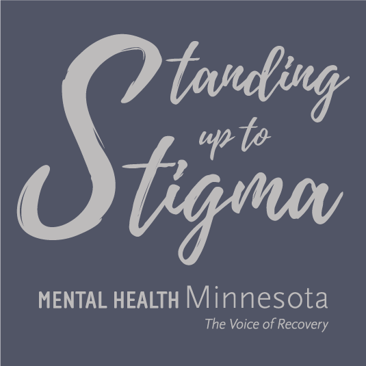 Standing Up to Stigma shirt design - zoomed