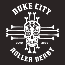 Duke City Roller Derby Munecas Muertas 2018 Fundraiser shirt design - zoomed