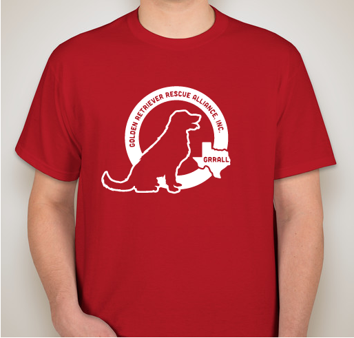 Adopt a Rescued Golden - Spring T-Shirt Fundraiser Fundraiser - unisex shirt design - front