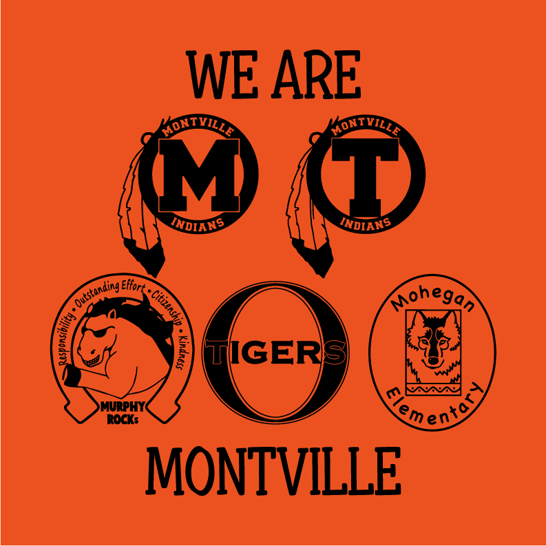 We Are Montville shirts to benefit the Montville Transition Academy Garden Project at Fair Oaks shirt design - zoomed