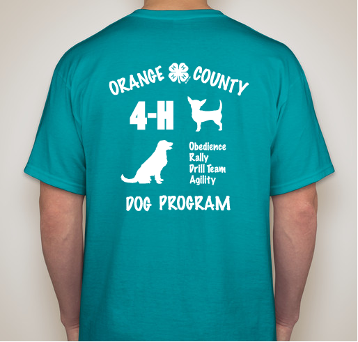 2018 Orange County 4-H Dog Program Fundraiser - unisex shirt design - back