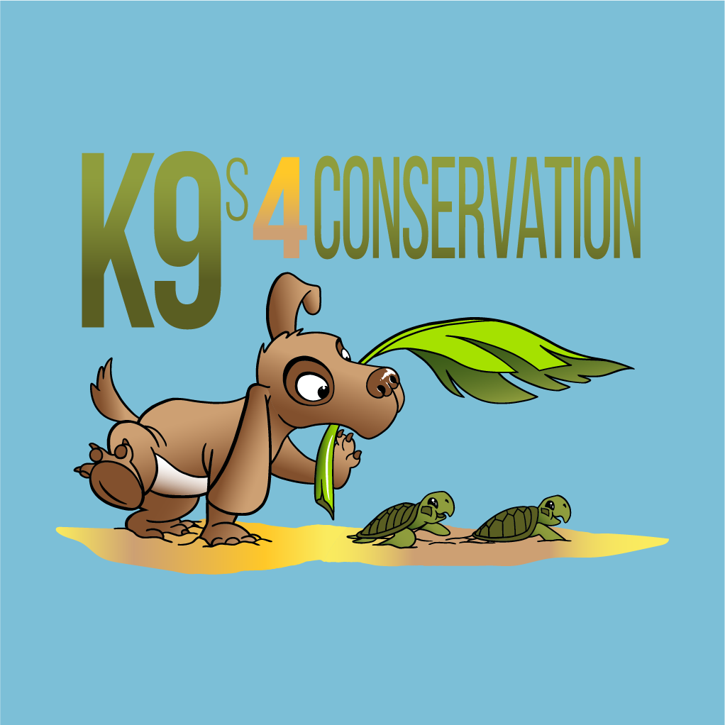 K9s 4 Conservation Sea Turtle Project shirt design - zoomed