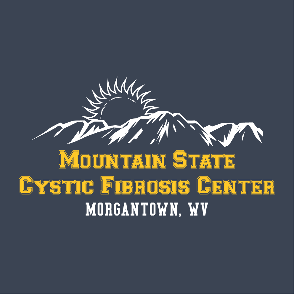Mountain State CF Center shirt design - zoomed
