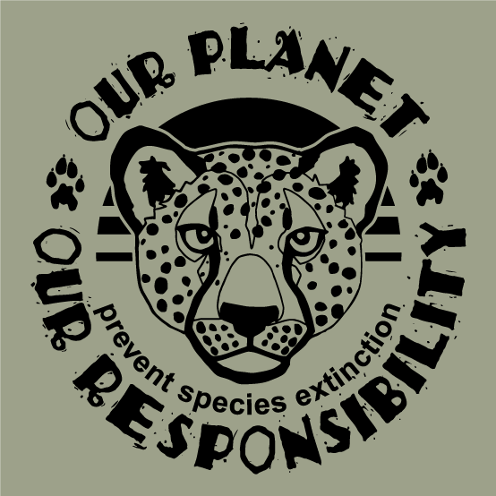 Help N/a'an ku sê Wildlife Sanctuary Prevent Species Extinction shirt design - zoomed