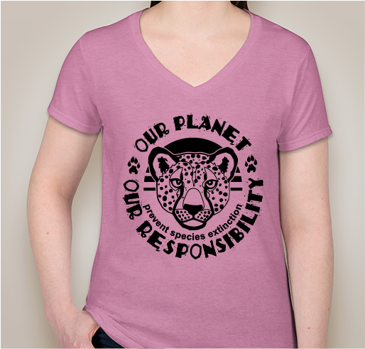 Help N/a'an ku sê Wildlife Sanctuary Prevent Species Extinction Fundraiser - unisex shirt design - front
