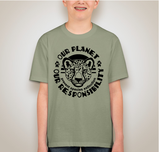 Help N/a'an ku sê Wildlife Sanctuary Prevent Species Extinction Fundraiser - unisex shirt design - back
