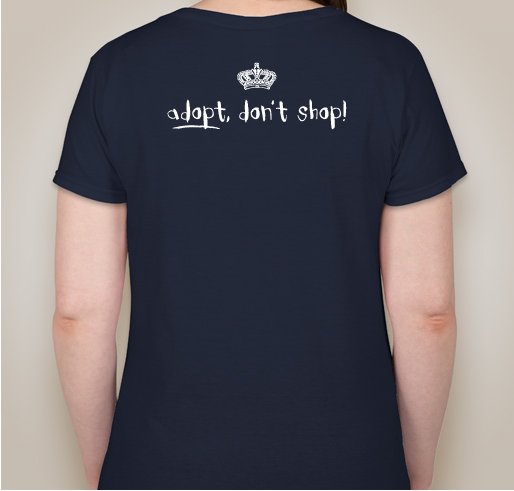 Royal Dog Fundraiser - unisex shirt design - back