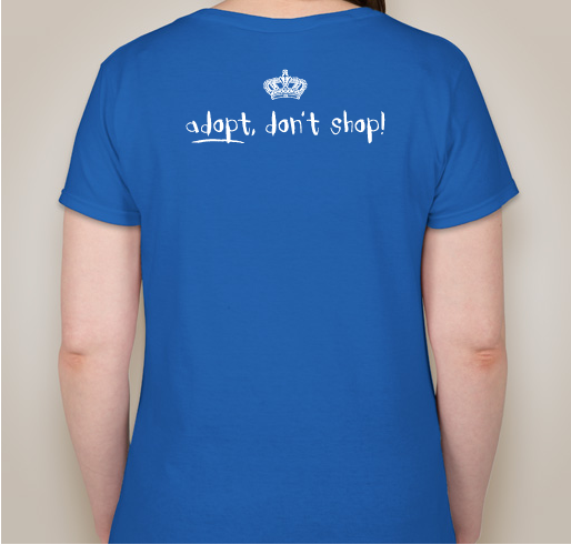 Royal Dog Fundraiser - unisex shirt design - back