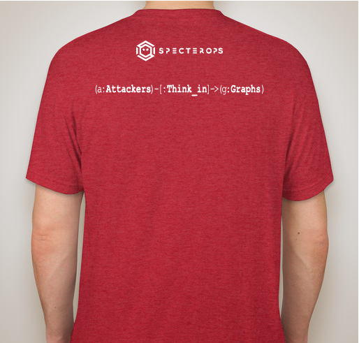 The Official BloodHound Shirt Fundraiser - unisex shirt design - back