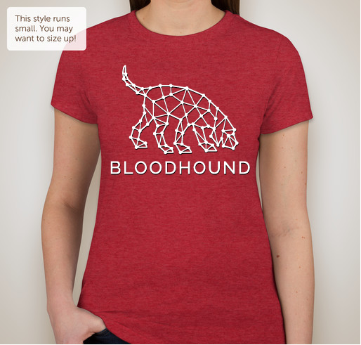 The Official BloodHound Shirt Fundraiser - unisex shirt design - front