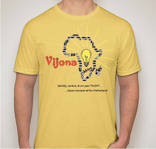 Vijona Africa Project Launch Fundraiser - unisex shirt design - front