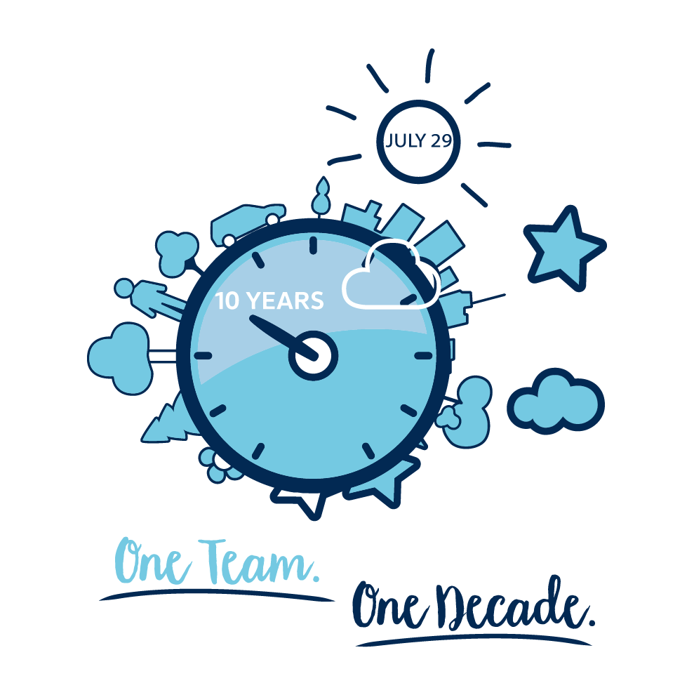 One Team, One Decade T-shirt shirt design - zoomed