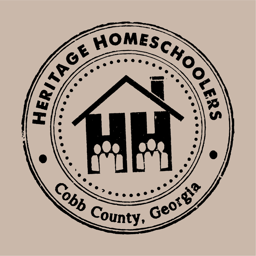 Heritage Homeschoolers of Cobb County T-Shirt Fundraiser shirt design - zoomed