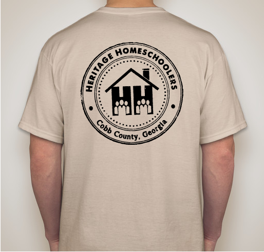 Heritage Homeschoolers of Cobb County T-Shirt Fundraiser Fundraiser - unisex shirt design - back