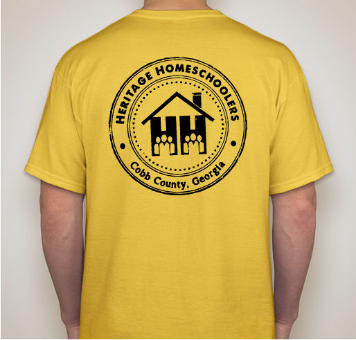 Heritage Homeschoolers of Cobb County T-Shirt Fundraiser Fundraiser - unisex shirt design - back