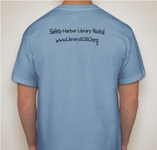 20/20 Vision * Let's Build a Story - Library Foundation T-Shirt Fundraiser Fundraiser - unisex shirt design - back