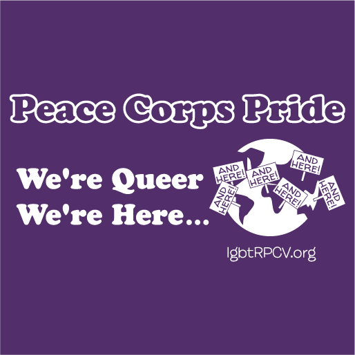 2018 LGBT RPCV Fundraiser shirt design - zoomed