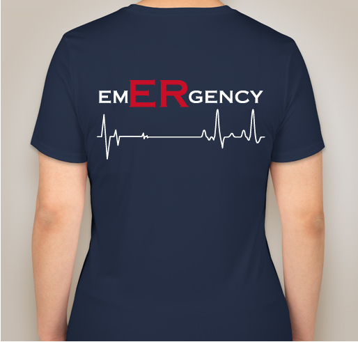 Kent ED Excellence Fundraiser - unisex shirt design - back