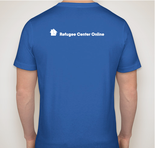 French | Welcoming Campaign for World Refugee Day Fundraiser - unisex shirt design - back