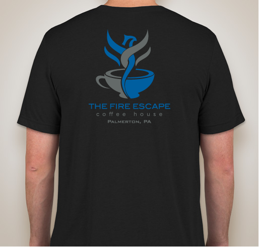 Coffee with a Cause Fundraiser - unisex shirt design - back
