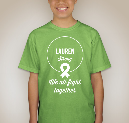 Lauren White Fundraiser - unisex shirt design - back
