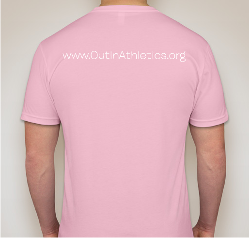 Out In Athletics - Pride Month Fundraiser - unisex shirt design - back