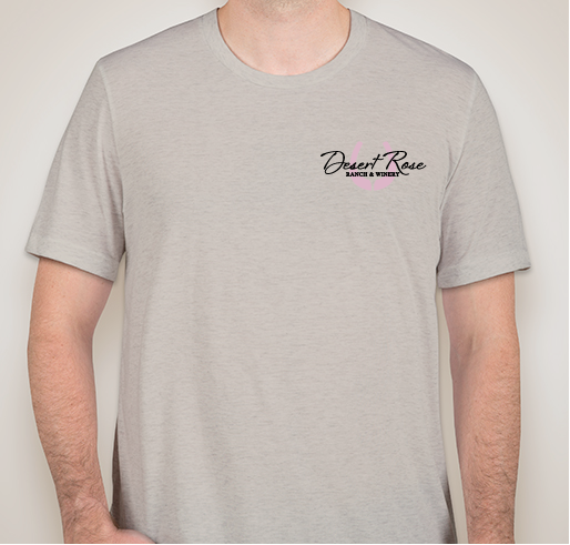 Uncork the Cure with Desert Rose Fundraiser - unisex shirt design - front