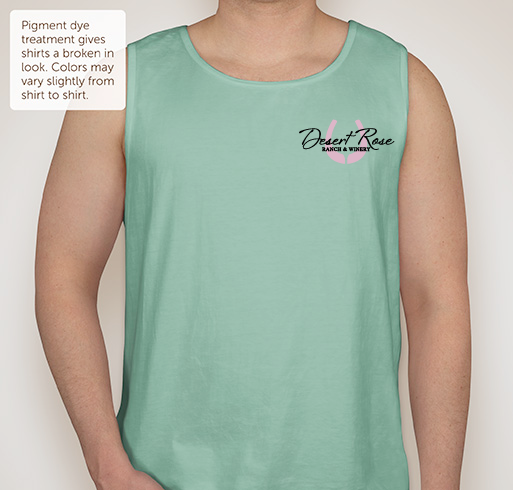 Uncork the Cure with Desert Rose Fundraiser - unisex shirt design - front
