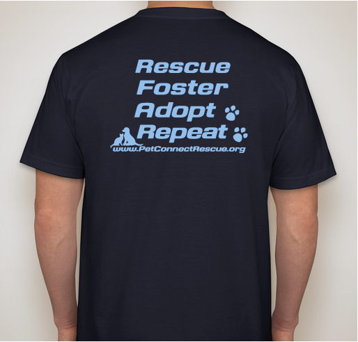 PetConnect Rescue Fundraiser - unisex shirt design - back