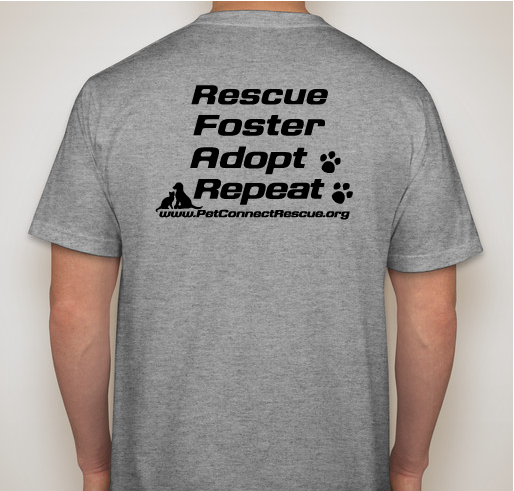 PetConnect Rescue Fundraiser - unisex shirt design - back