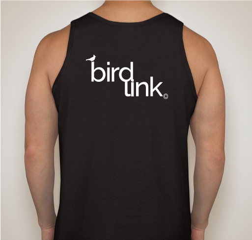 BIRDLINK @ NYC Audubon Fundraiser - unisex shirt design - back