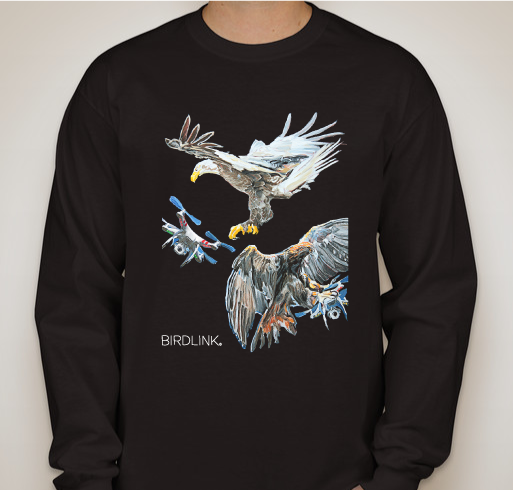 BIRDLINK @ NYC Audubon Fundraiser - unisex shirt design - front