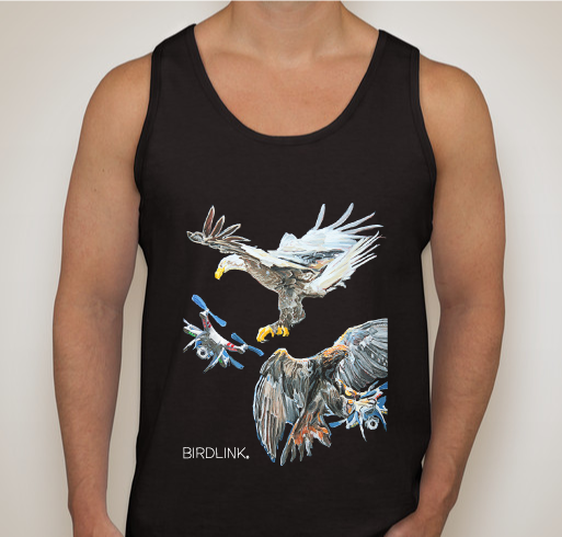 BIRDLINK @ NYC Audubon Fundraiser - unisex shirt design - front