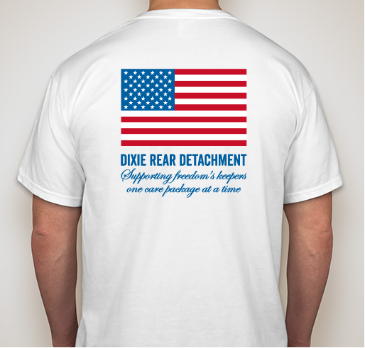 Support our troops Fundraiser - unisex shirt design - back