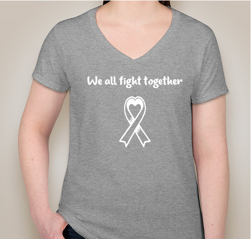 Fighting Together For Caitlin Fundraiser - unisex shirt design - front