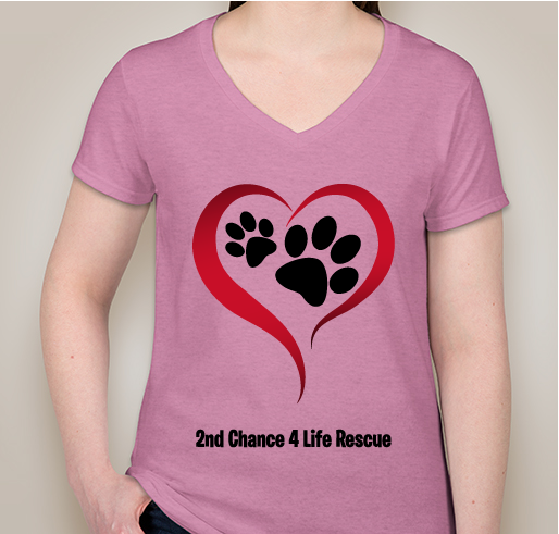 2nd Chance 4 Life Rescue Shirt Fundraiser - unisex shirt design - front