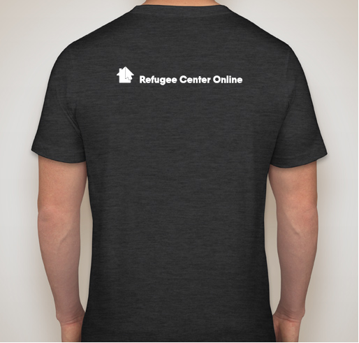 Arabic | Welcoming Campaign for World Refugee Day Fundraiser - unisex shirt design - back
