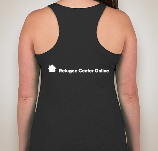Spanish | Welcoming Campaign for World Refugee Day Fundraiser - unisex shirt design - back