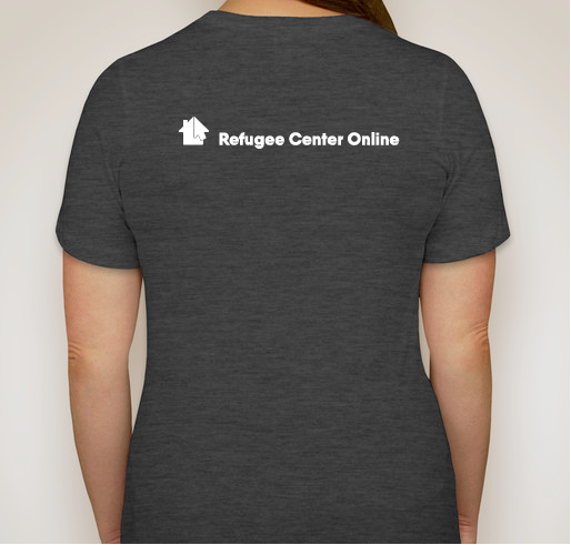 Nepali | Welcoming Campaign for World Refugee Day Fundraiser - unisex shirt design - back