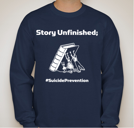 #SuicidePrevention Fundraiser - unisex shirt design - front