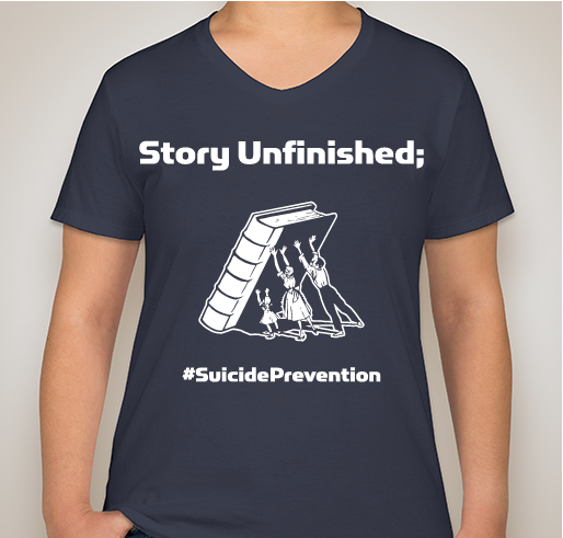 #SuicidePrevention Fundraiser - unisex shirt design - front