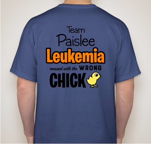Team Paislee Fundraiser - unisex shirt design - back