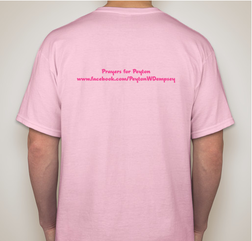 Peyton Dempsey-MMIH Fundraiser - unisex shirt design - back