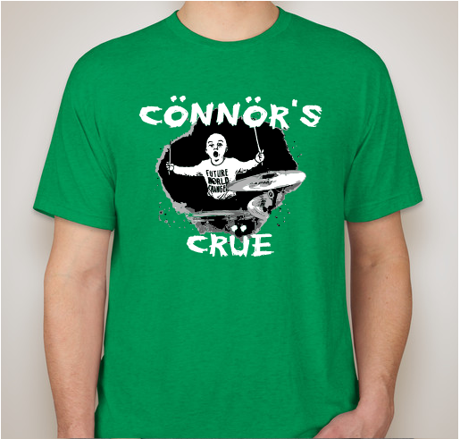 Connor's Crue 2018 Fundraiser - unisex shirt design - front